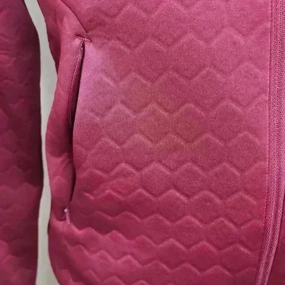 Asics URBAN RACER‎ JACKET Womens Size Small Cranberry - Picture 5 of 12